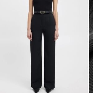 Commense Black Business Casual Pockets Straight Leg Pants NWT Size Large